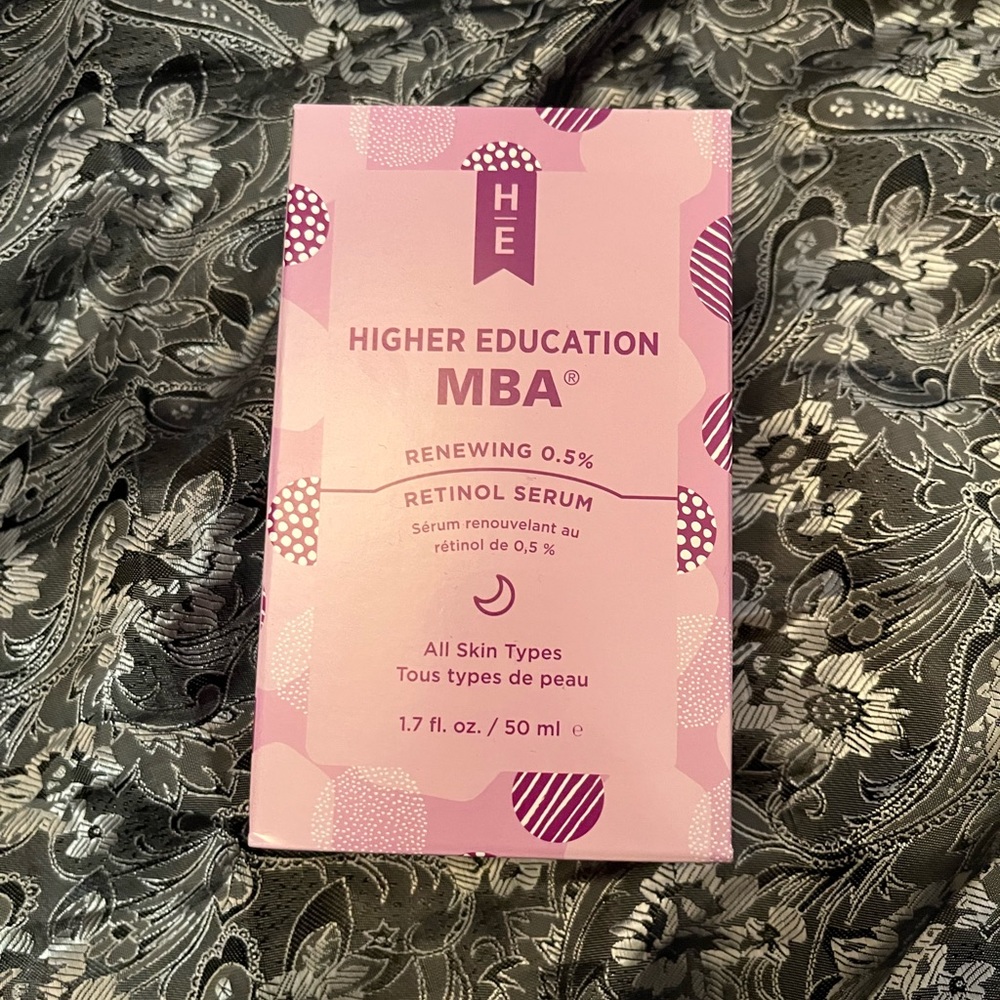 Higher Education MBA Retinol Serum. New in box